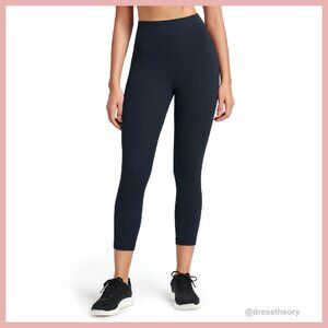 High Waisted Compression Leggings 21" Capri Workout Pants ML005 Fabric